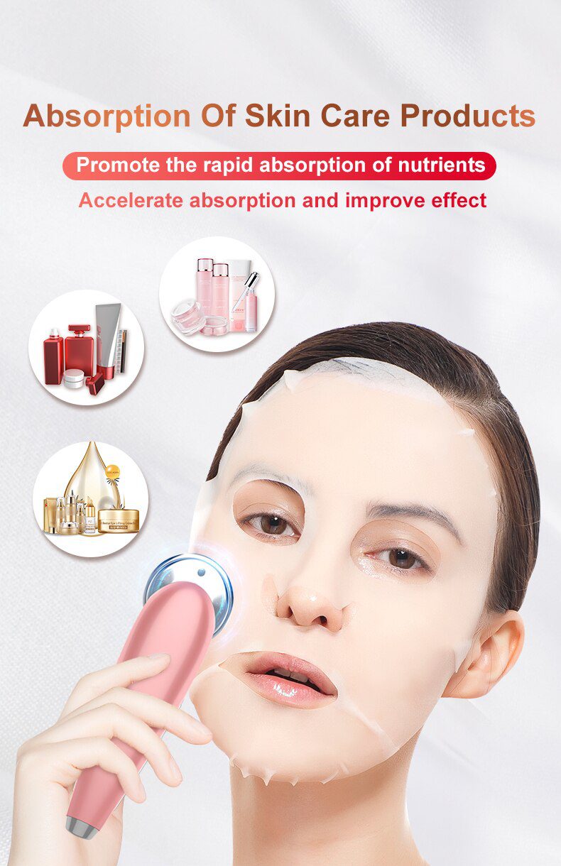 AmazeFan7in1RF&EMS Radio Mesotherapy Electroporation lifting Beauty LED Face Skin Rejuvenation Remover Wrinkle Radio Frequency