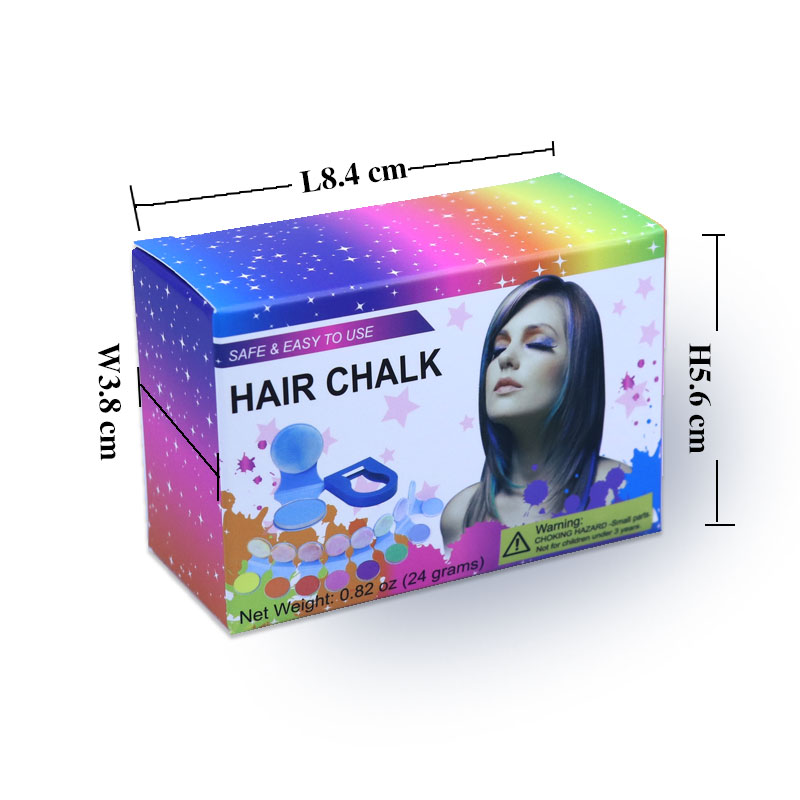Hot 8 Colors Hair Color Portable Hair Chalk Powder DIY Temporary Pastel Hair Dye Color Paint Beauty Soft Pastels Salon Styling