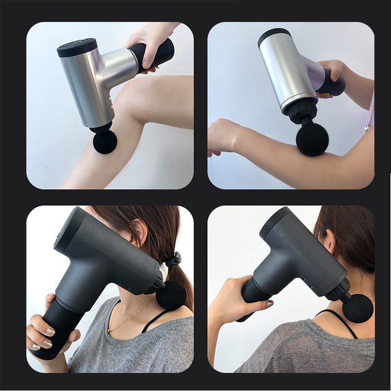 High Power Muscle Massage Gun High Speed Vibration Massager Theragun After Fitness Decompose Lactic Acid Relief Pain Relax body