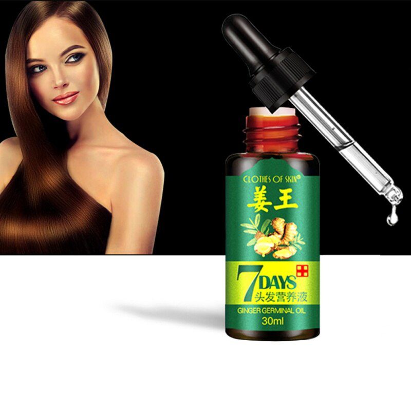 7 Days Ginger Hair Growth Essence Hairdressing Hair Product Oil Serum Dry and Damaged Treatment 30 ml Deeply Nutrition Care