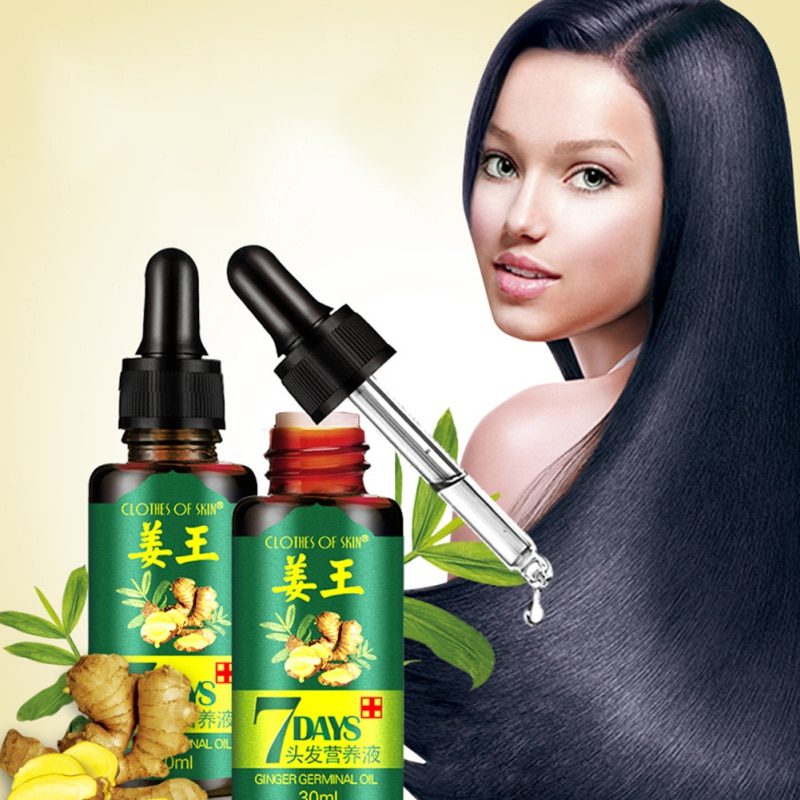 7 Days Ginger Hair Growth Essence Hairdressing Hair Product Oil Serum Dry and Damaged Treatment 30 ml Deeply Nutrition Care