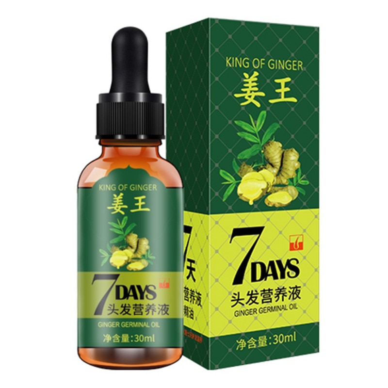 7 Days Ginger Hair Growth Essence Hairdressing Hair Product Oil Serum Dry and Damaged Treatment 30 ml Deeply Nutrition Care
