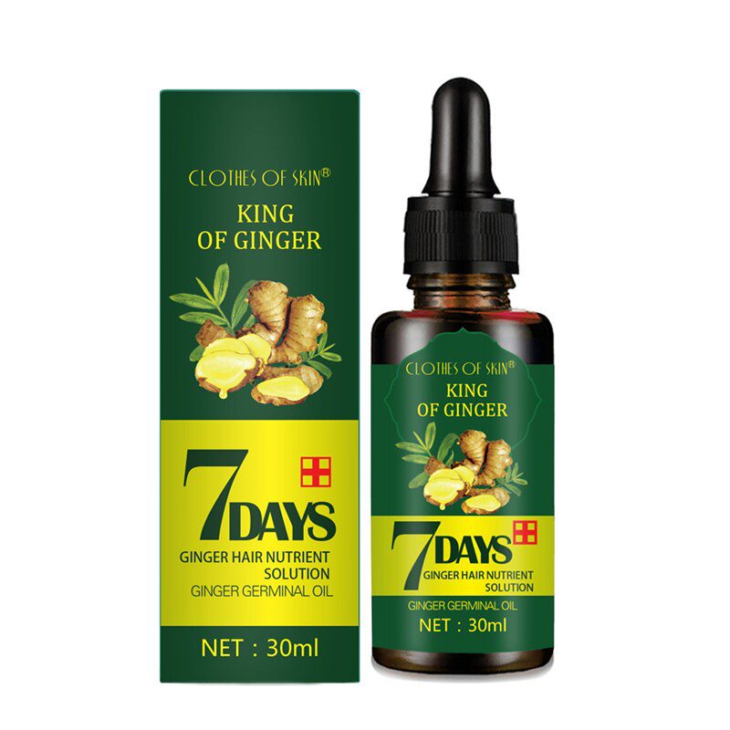 7 Days Ginger Hair Growth Essence Hairdressing Hair Product Oil Serum Dry and Damaged Treatment 30 ml Deeply Nutrition Care