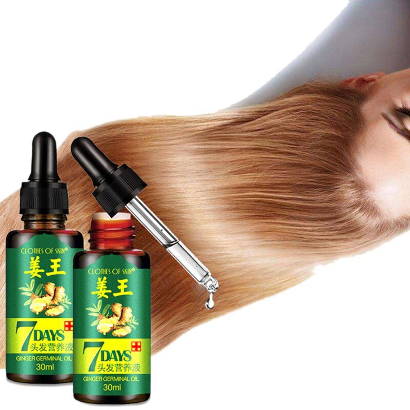 7 Days Ginger Hair Growth Essence Hairdressing Hair Product Oil Serum Dry and Damaged Treatment 30 ml Deeply Nutrition Care