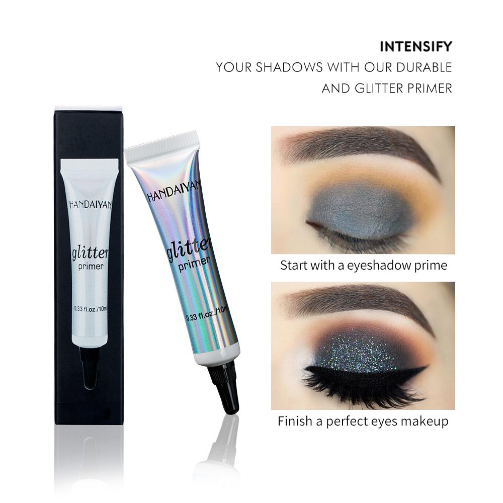 HANDAIYAN Glitter Primer Sequined Primer Eye Makeup Cream Waterproof Sequin Glitter Eyeshadow Glue Korean Cosmetics TSLM2