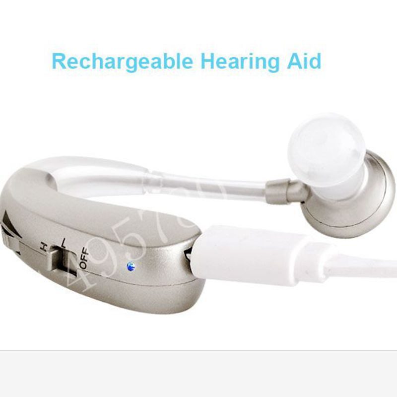 Rechargeable Mini Digital Hearing Aid Sound Amplifiers Wireless Ear Aids for Elderly Moderate to Severe Loss Drop Shipping