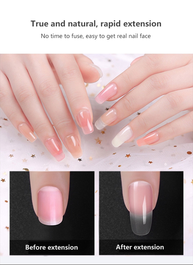 Poligel Nail Kit Crystal Forms For Extension Nail Tools Sets 15ml Nail Extension Gel Fast-drying Model Extension Glue Set TSLM1