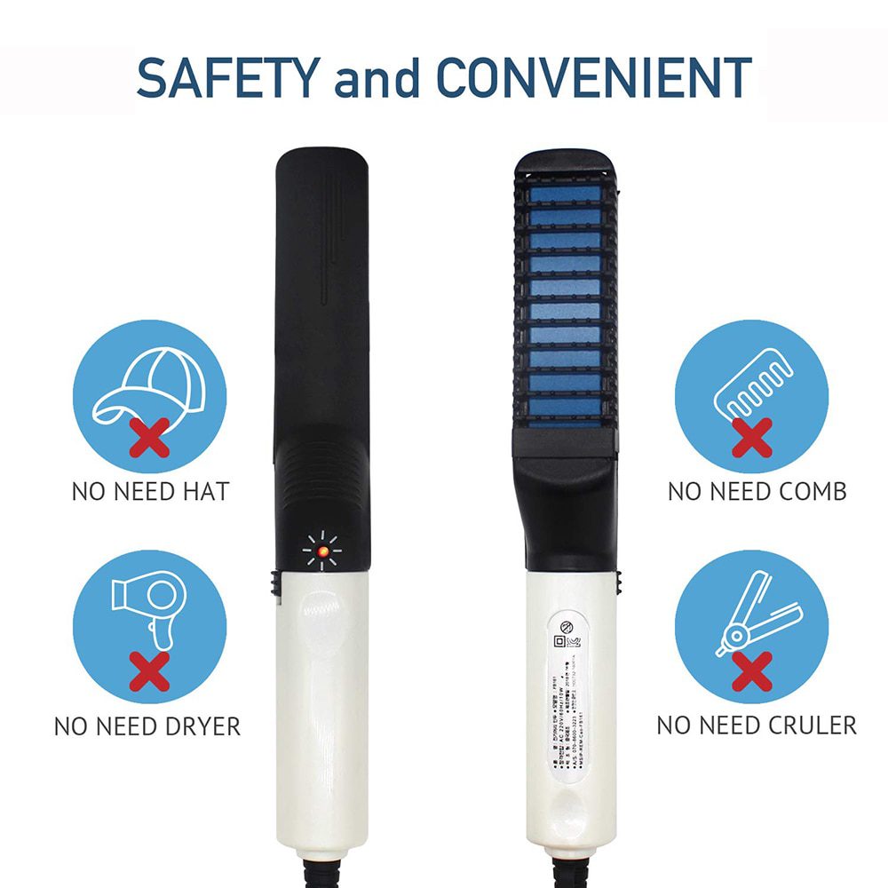 Men Beard Straightener Drop-shipping Fulfillment Hair Straightening Flat Iron Multifunctional Quick Hair Styler Ship from USA