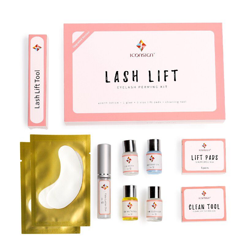 New arrival Upgrade Version Iconsign lash lift kit eyelash lifting set full professional eyelash lift make up for eyelash growth