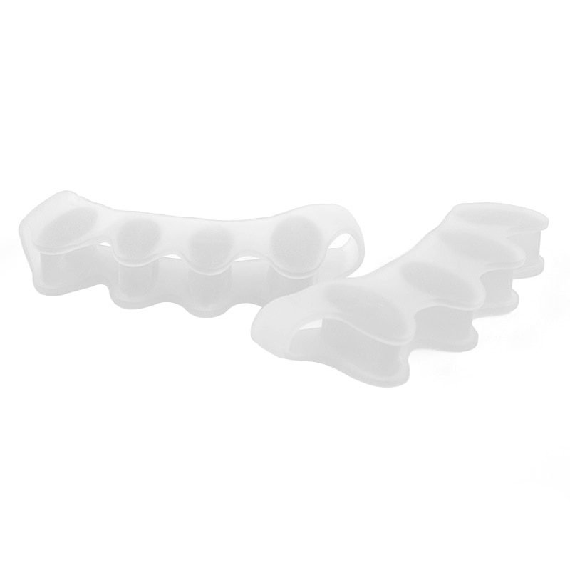 Toe Separator Correction Hallux Valgus Corrector 2PCS Silicone Orthopedic Hammer Separator Straightener Spreader Foot Care Tool