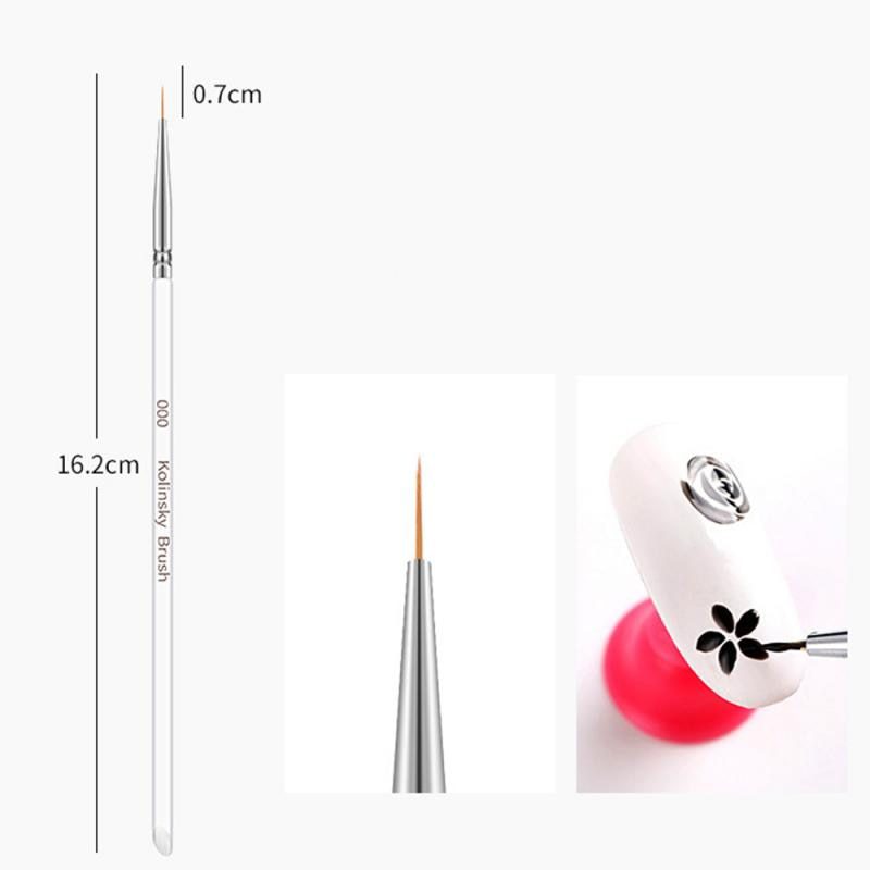 3Pcs/Set Nail Art Drawing Pen Hook Flower Carving Nail Pen Beauty Makeup Manicure Tool New Women Dropshipping TSLM1