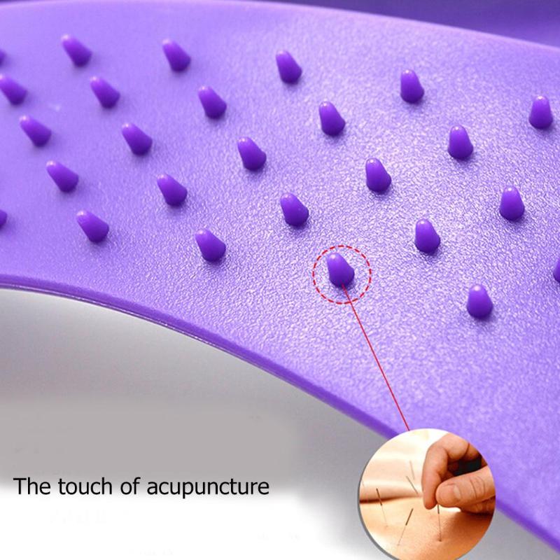 1pc Back Stretch Equipment Massager Massageador Magic Stretcher Fitness Lumbar Support Relaxation Spine Pain Relief Dropshipping