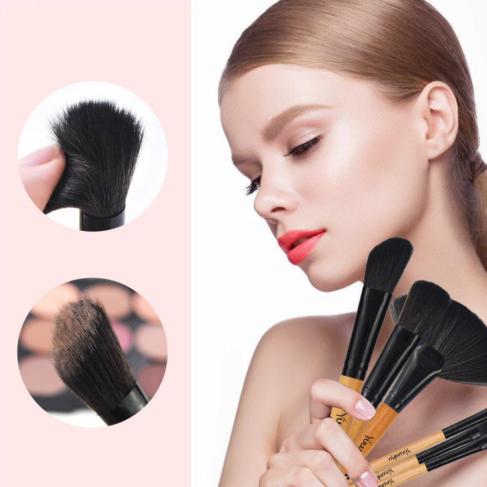 Yuwaku Professional 32Pcs/Set Makeup Brush Foundation Eye Shadows Lipsticks Powder Make Up Brushes Tool Bag Pincel Maquiagem Kit