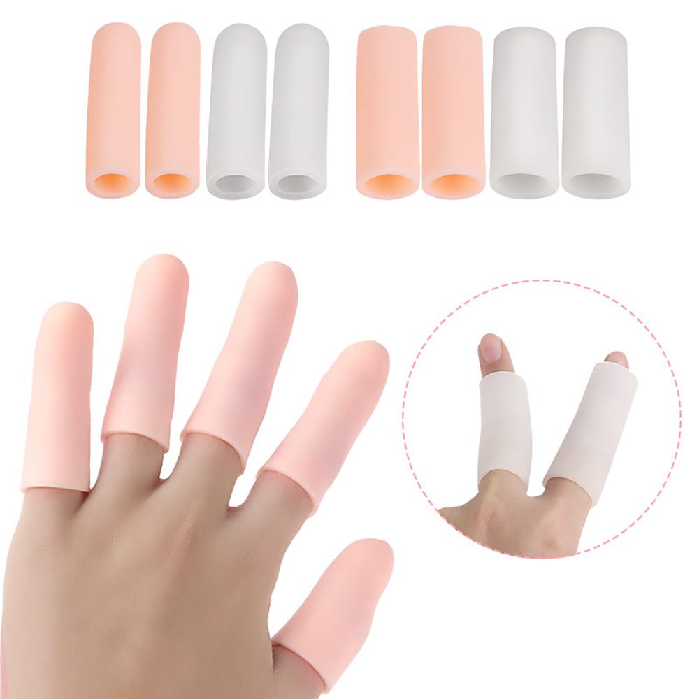 Fabric Finger Toe Protector Separator Applicator Pedicure Corn Callus Remover Hand Pain Relief Soft Silicone Tube Foot Care Tool