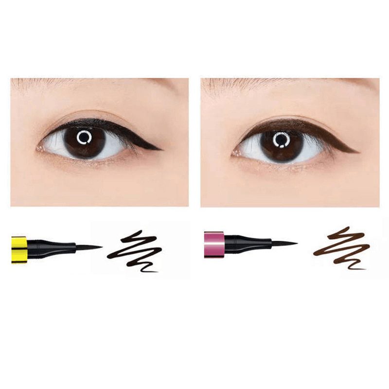 Hot Small Gold Eyeline Pen Lasting Smooth Quick-drying Super Waterproof Not Blooming Eyeliner Pen Cosmetic Eye Makeup Tool TSLM2