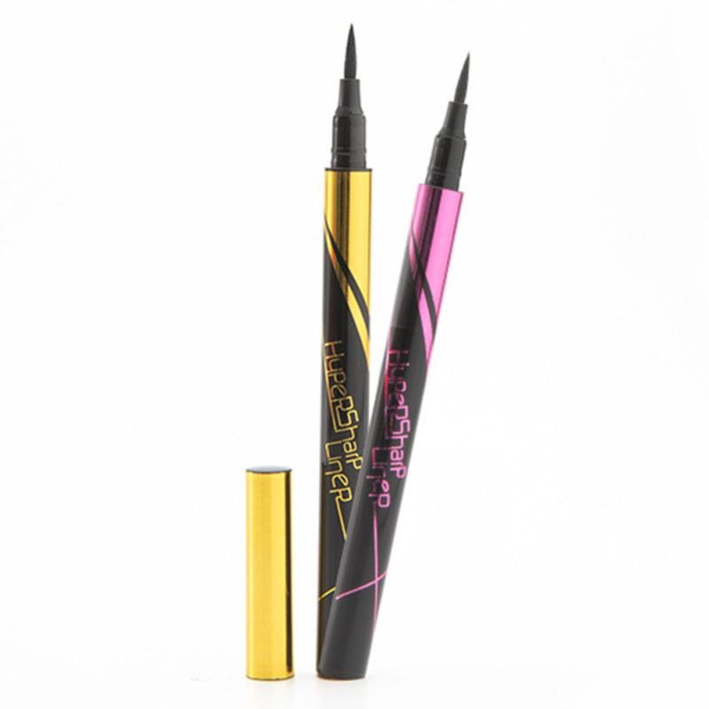 Hot Small Gold Eyeline Pen Lasting Smooth Quick-drying Super Waterproof Not Blooming Eyeliner Pen Cosmetic Eye Makeup Tool TSLM2