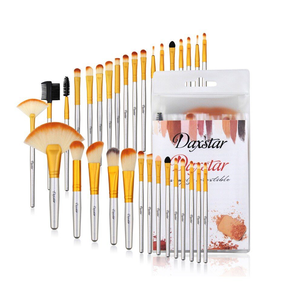 32Pcs Set Professional Makeup Brush Foundation Eye Shadows Lipsticks Powder Make Up Brushes Tools w/ Bag pincel maquiagem