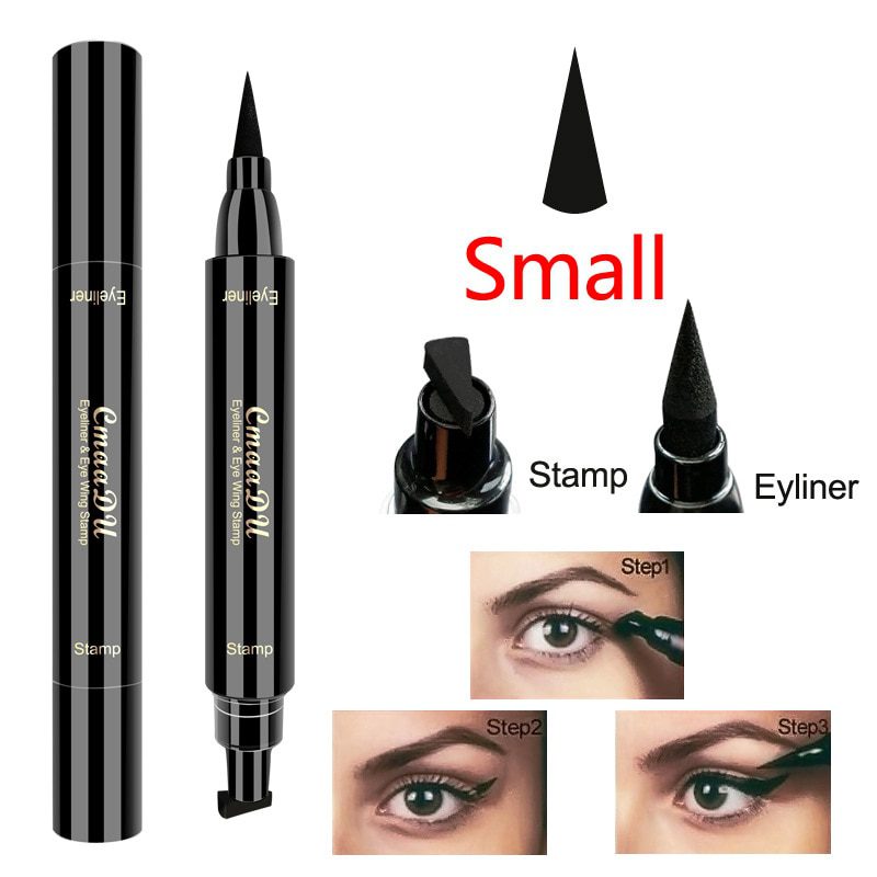 1PC Seal Stamp Liquid Eyeliner Pencil Waterproof Fast Dry Lasting Black Eye Liner Pencil maquiagem Cosmetic Makeup Tool TSLM2