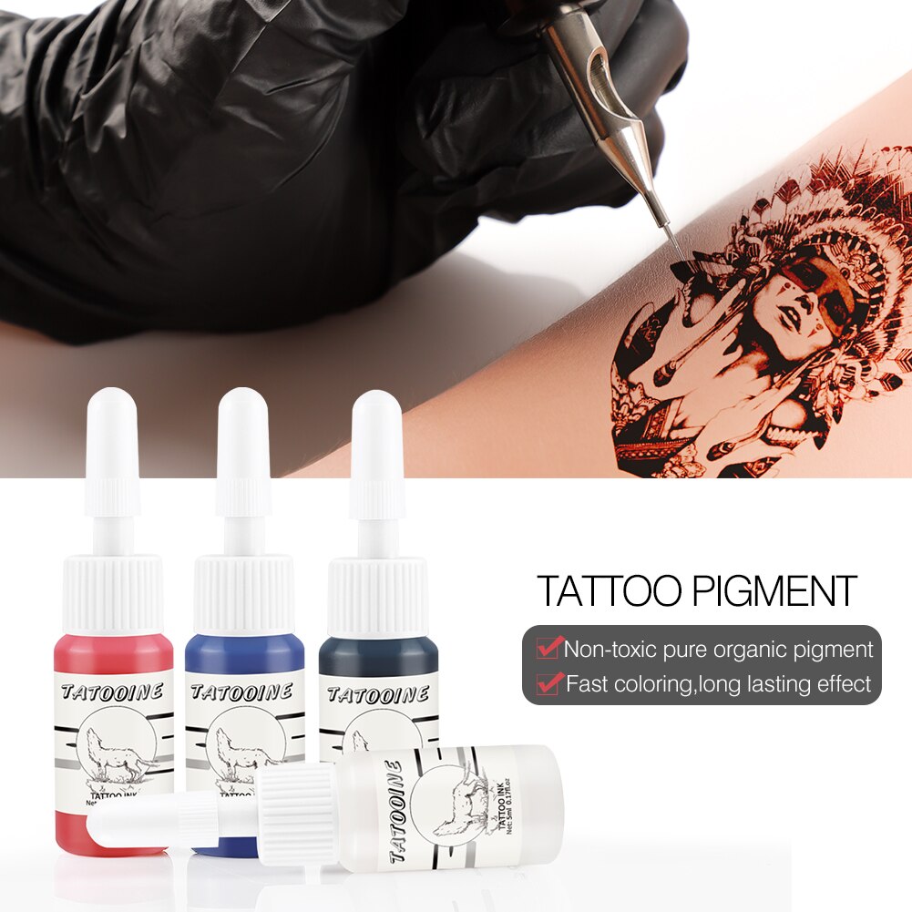 Tattoo Kit 2 Tattoo Machines Gun 20pc Ink Power Supply Tattoo Grips Body Art Tools Complete Tattoo Set Accessories Supplies