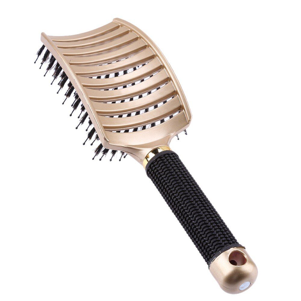 Hair Scalp Massage Comb Hairbrush Bristle Nylon Women Wet Curly Detangle Hair Brush for Salon Hairdressing Styling Tools