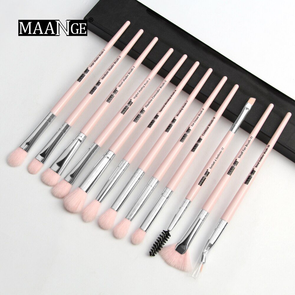 MAANGE 6pcs-20pcs Makeup Brushes Set Professional with Natural Hair Foundation Powder Eyeshadow Make Up Brush Blush