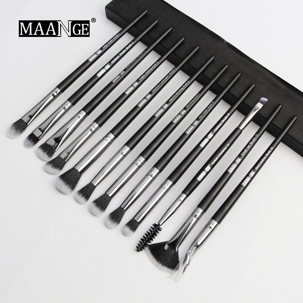 MAANGE 6pcs-20pcs Makeup Brushes Set Professional with Natural Hair Foundation Powder Eyeshadow Make Up Brush Blush