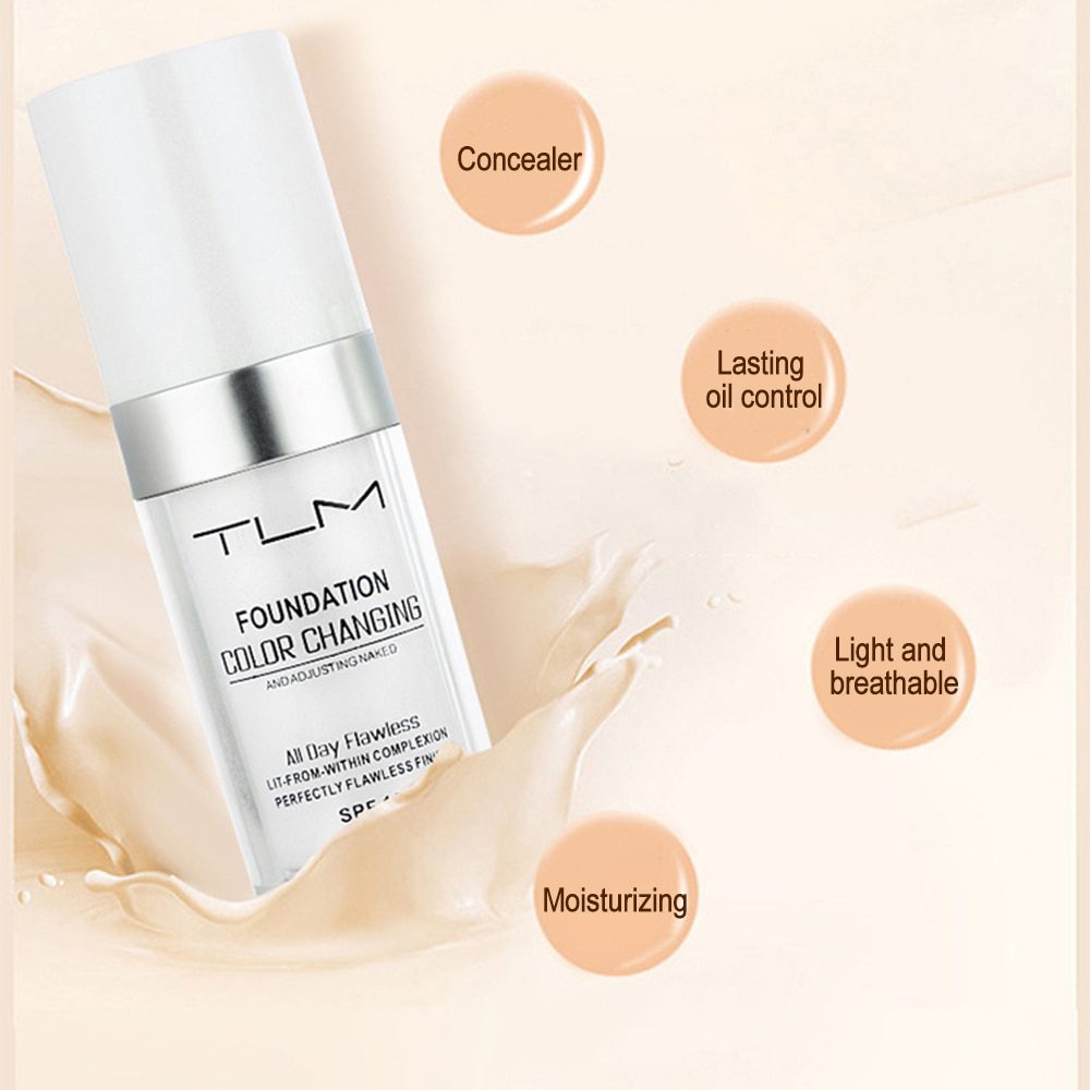 30ml Magic Concealer Color Changing Foundation TLM Makeup Skin Tone Skin Care Foundation TSLM1