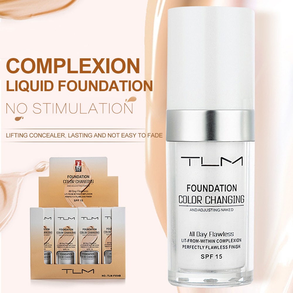 30ml Magic Concealer Color Changing Foundation TLM Makeup Skin Tone Skin Care Foundation TSLM1