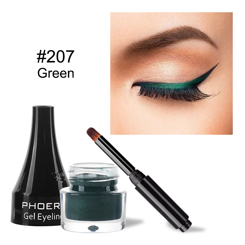Green Lasting Matte Eyeliner Pen Natural Gel Eyeliner Gum Not Fade Easy To Wear Waterproof Eye Liner Makeup Tools TSLM1
