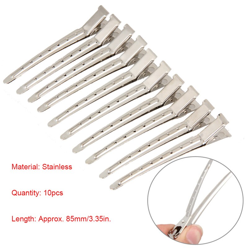 10/12 PCS Alligator Hair Clips Pro Hairdressing Salon Sectioning Hair Styling Tool Braiding Clip Hairpins Accessory Hair Pin
