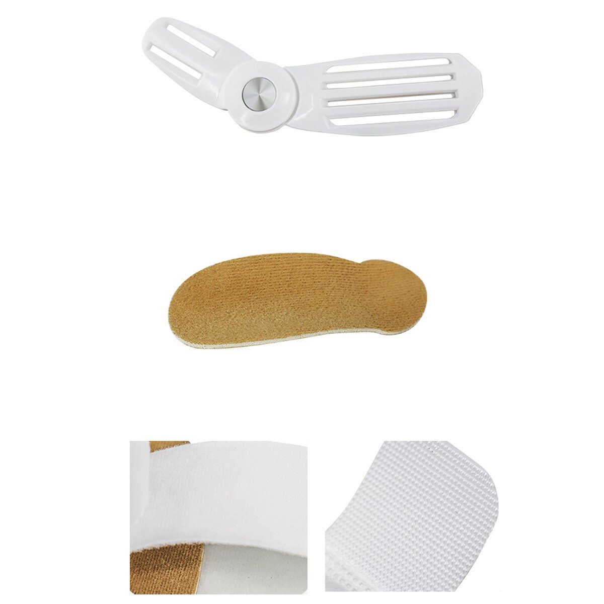 USA 2Pcs Toe Protector Feet Care Pedicure Tool Bunion Hallux Valgus Corrector Orthopedic Supplies Big Toe Splint Straightener