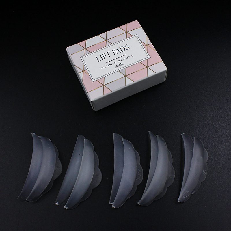 10pc/5Pair DIY Silicone Eyelash Perm Pad Rods Shield Lifting Recycling 3D Eyelash Growth Treatment Reuseable Wholesale TSLM1