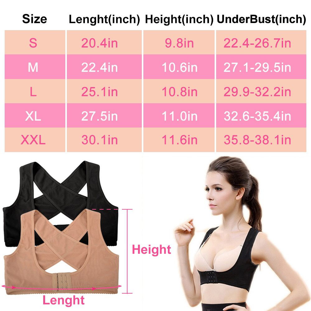 Women Back Brace Support Belt Orthopedic Back Posture Corrector Brace Posture Shoulder Corrector Back Straightener Health Care