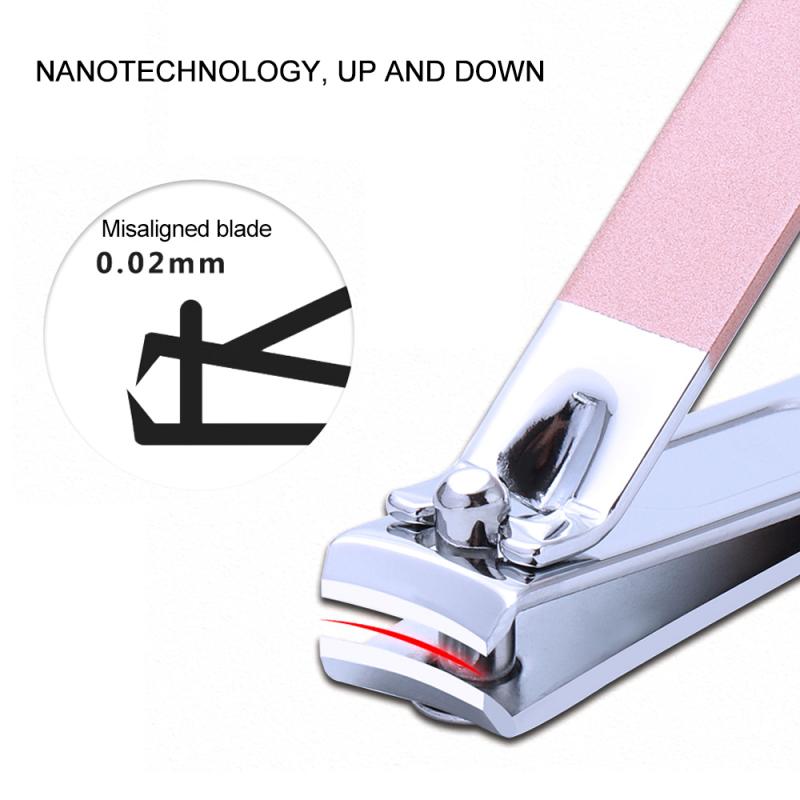 18/16/12/10/7pcs New Manicure Stainless Steel Nail Clippers Pedicure Set Portable Travel Hygiene Kit Nail Cutter Tool Set