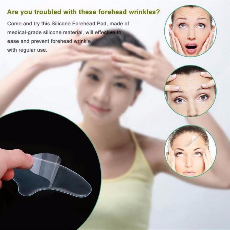 5Pcs/bag Anti Wrinkle Eye Face Pad Reusable Face Lifting Silicone Overnight Invisible Remove Lines Facial Beauty Tool TSLM1