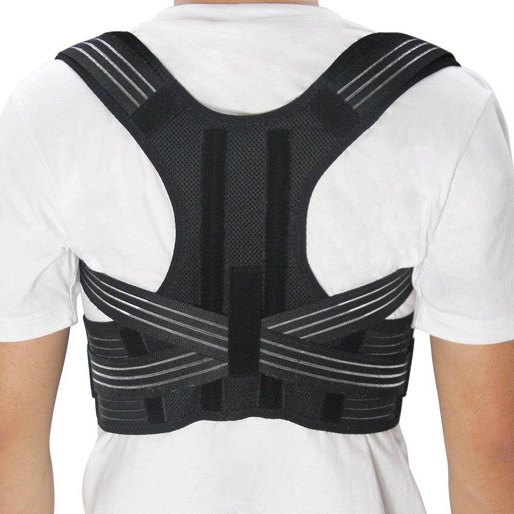 Aptoco Posture Corrector Brace Shoulder Back Support Belt for Unisex Braces & Supports Belt Shoulder Posture Dropshipping