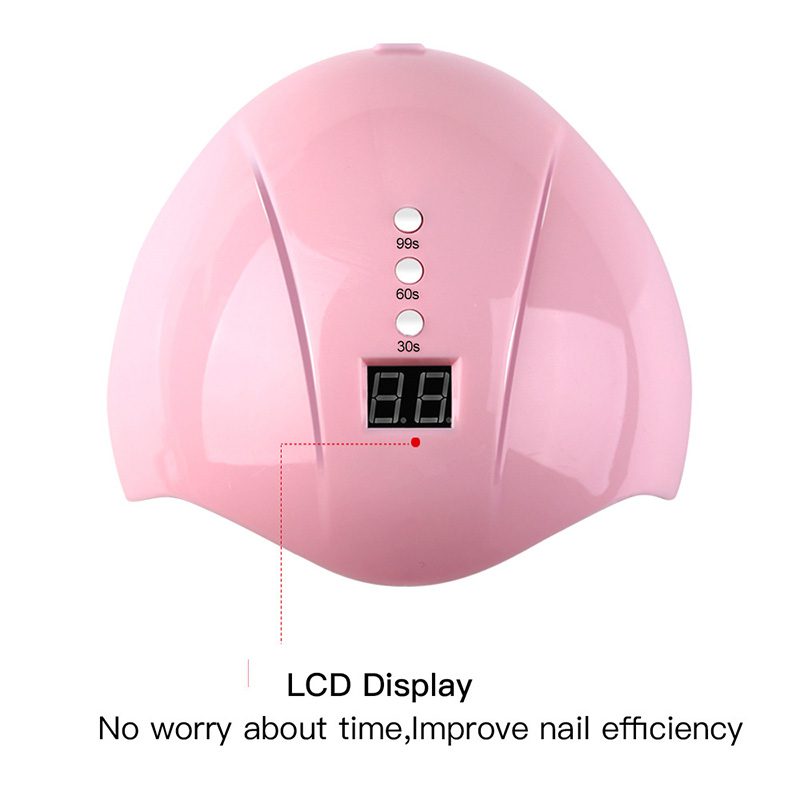 120W UV LED Nail Lamp Nail Dryer 57 LEDs Lamp Quick Drying Nail Gel Polish Manicure Pedicure Professional Nail Salon Lamp Dryer