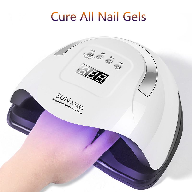 120W UV LED Nail Lamp Nail Dryer 57 LEDs Lamp Quick Drying Nail Gel Polish Manicure Pedicure Professional Nail Salon Lamp Dryer