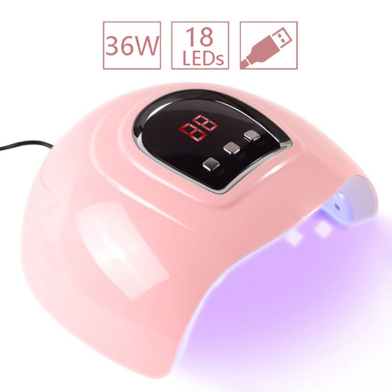 120W UV LED Nail Lamp Nail Dryer 57 LEDs Lamp Quick Drying Nail Gel Polish Manicure Pedicure Professional Nail Salon Lamp Dryer