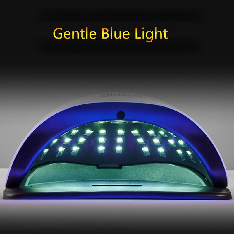 120W UV LED Nail Lamp Nail Dryer 57 LEDs Lamp Quick Drying Nail Gel Polish Manicure Pedicure Professional Nail Salon Lamp Dryer