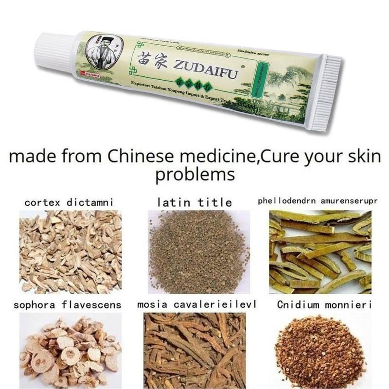 Zudaifu Skin Care Cream Skin Psoriasis Cream Dermatitis Eczematoid Eczema Ointment Treatment Psoriasis Cream