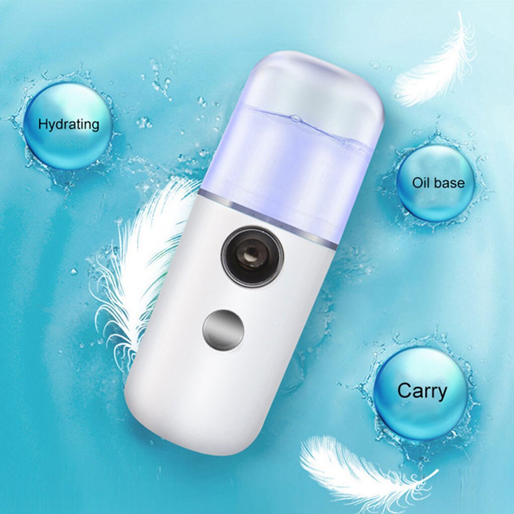 Nano Face Moisturizing Sprayer USB Rechargeable Portable Air Humidifier Handheld Water Atomizer Face Skin Care Tools
