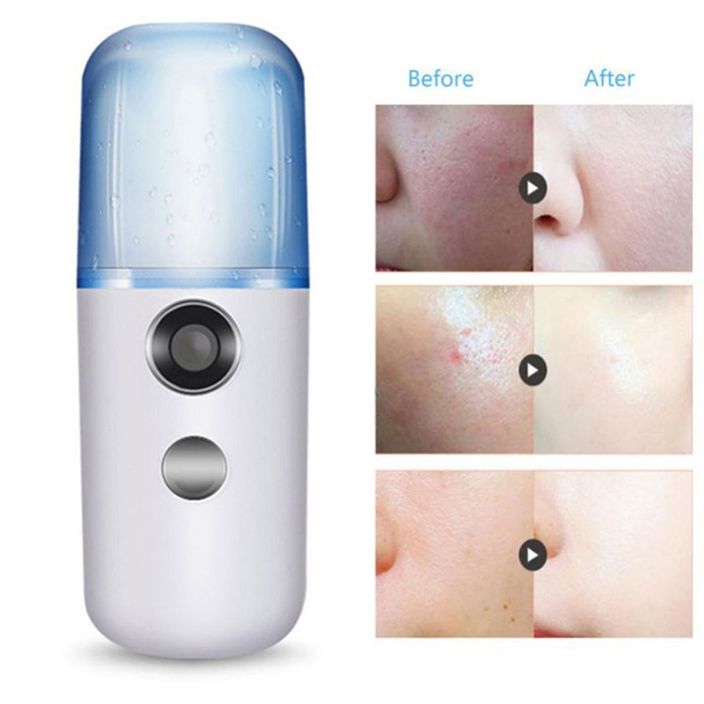 Nano Face Moisturizing Sprayer USB Rechargeable Portable Air Humidifier Handheld Water Atomizer Face Skin Care Tools