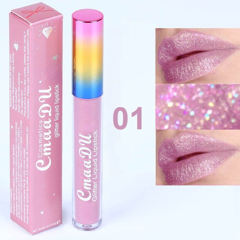 13 colors lip gloss long-lasting shiny gloss matte liquid lipstick waterproof metallic makeup blue purple pink lipstick