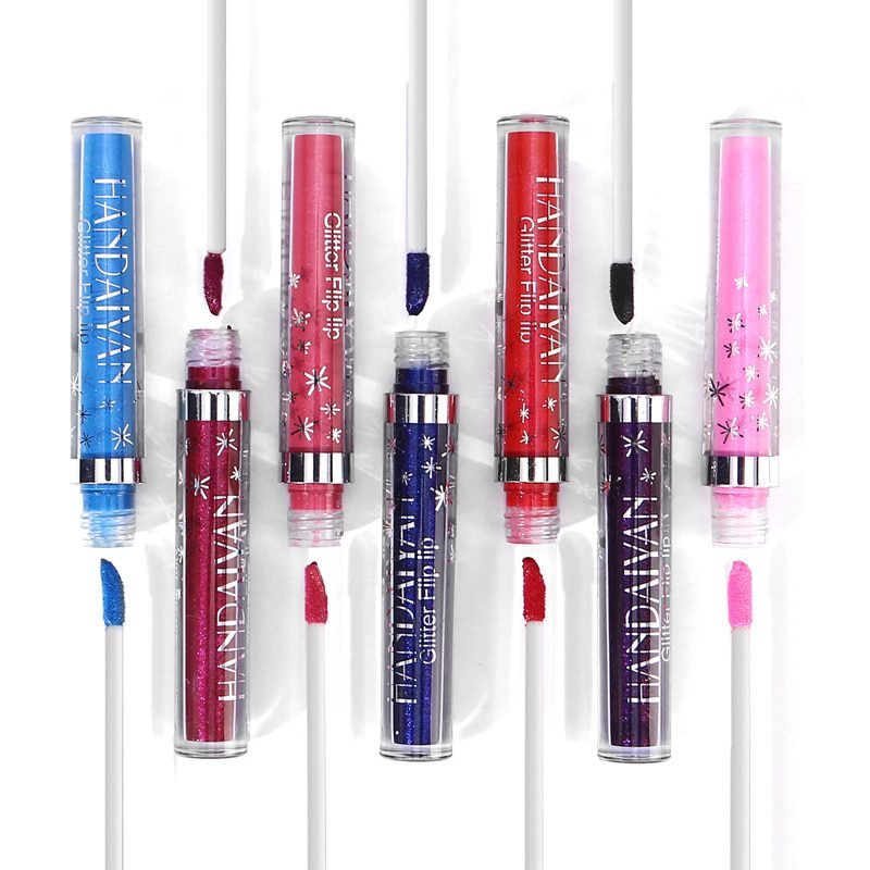 13 colors lip gloss long-lasting shiny gloss matte liquid lipstick waterproof metallic makeup blue purple pink lipstick