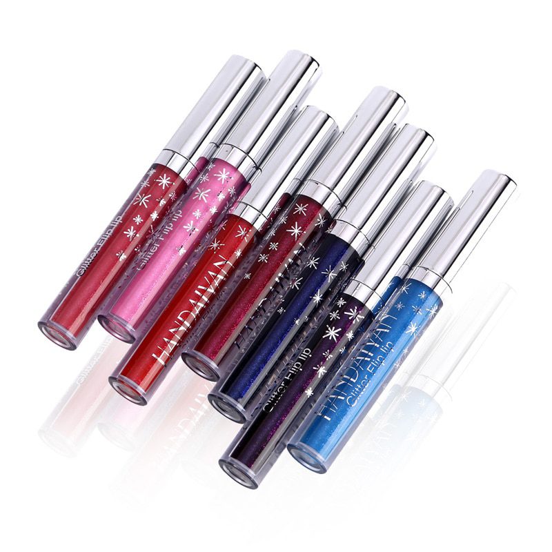 13 colors lip gloss long-lasting shiny gloss matte liquid lipstick waterproof metallic makeup blue purple pink lipstick