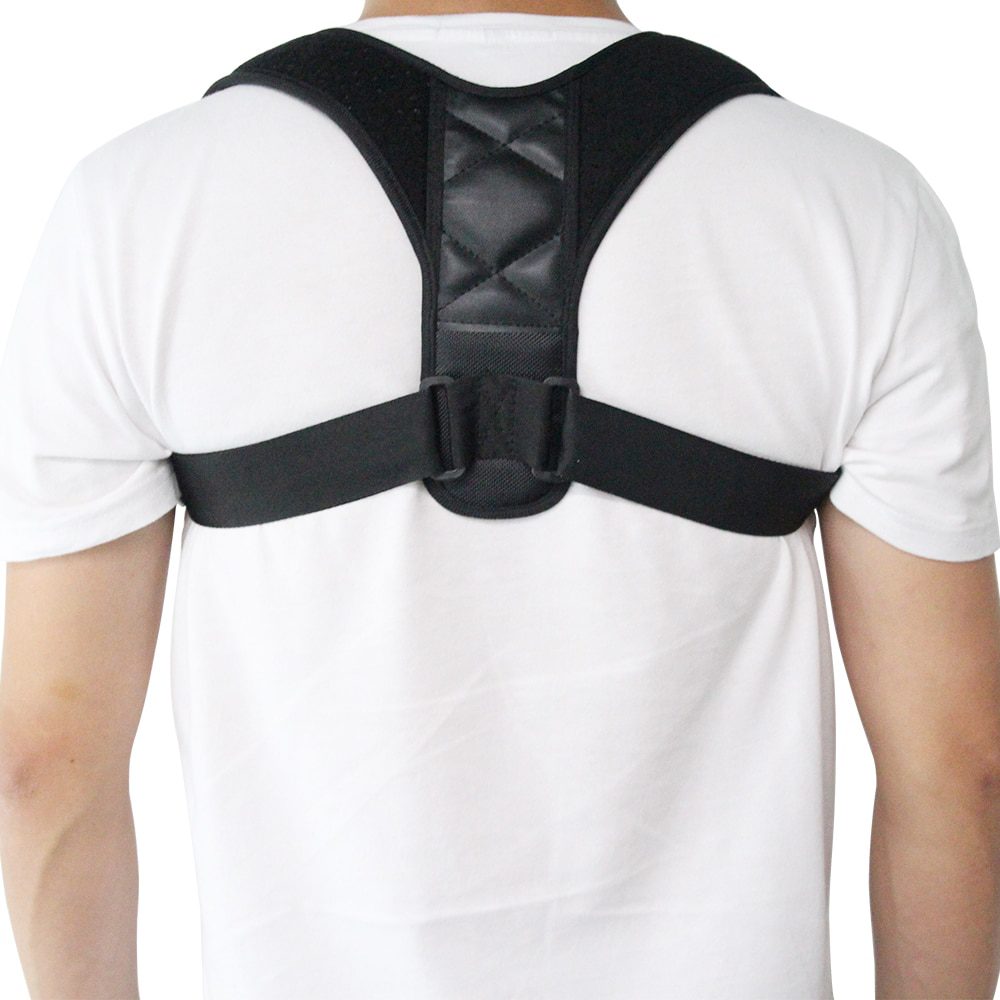 Drop shipping Adjustable Back Posture Corrector Clavicle Spine Back Shoulder Lumbar Brace Support Belt Posture Correction Brace