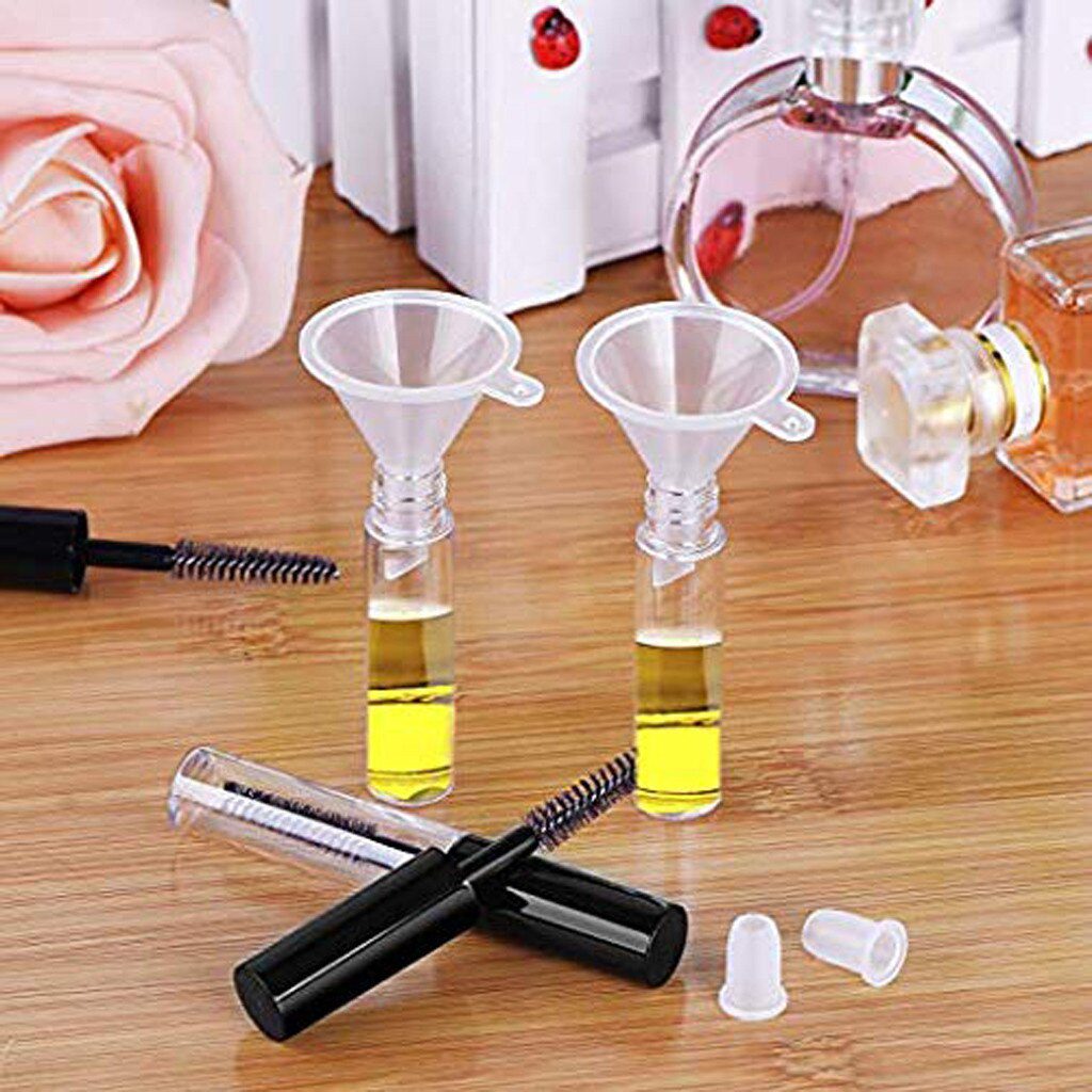 Empty mascara bottles with wand Refillable 3Pcs 10ml Empty Mascara Tube Wand Eyelash Cream Container Bottle DIY Mascara Containe