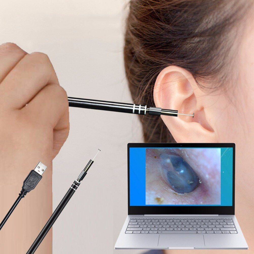 New Multifunctional USB Ear Cleaning Tool HD Visual Ear Spoon Earpick With Mini Camera Pen Ear Care In-ear Cleaning Endoscope