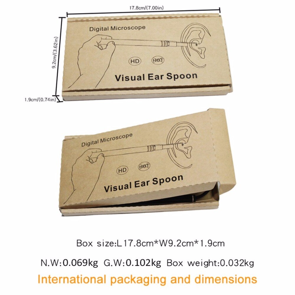 New Multifunctional USB Ear Cleaning Tool HD Visual Ear Spoon Earpick With Mini Camera Pen Ear Care In-ear Cleaning Endoscope